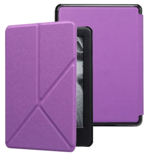 Origami Durable Lock OR59 - púzdro pre Amazon Kindle 2019/2020, magnet, stojan - fialové
