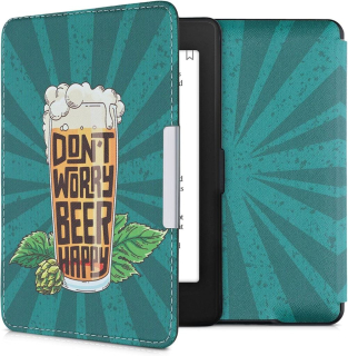 Puzdro KW Mobile - Dont Worry Beer Happy - KW4556933 - pre Amazon Kindle Paperwhite 1/2/3 - viacfarebné