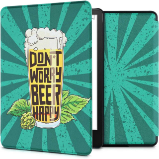 Puzdro KW Mobile - Dont Worry Beer Happy - KW5625613 - pre Amazon Kindle Paperwhite 5 (2021) - viacfarebné