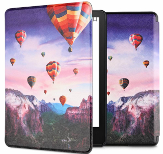 Puzdro KW Mobile - Hot Air Balloons - KW5625621 - pre Amazon Kindle Paperwhite 5 (2021) - viacfarebné
