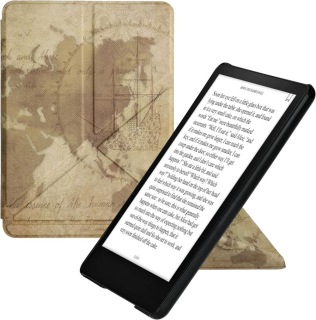 Puzdro KW Mobile - Origami Travel Vintage - KW5776408 - pre Amazon Kindle Paperwhite 5 (2021) - viacfarebné