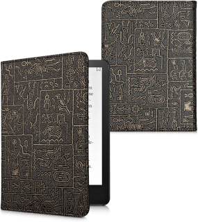 Puzdro KW Mobile - Egyptian Figures - KW5781022 - pre Amazon Kindle Paperwhite 5 (2021) - viacfarebné, vrecko na ruku
