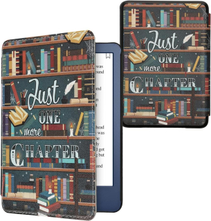 Puzdro KW Mobile - Library Motto - KW5998901 - pre Amazon Kindle 2022 - viacfarebné