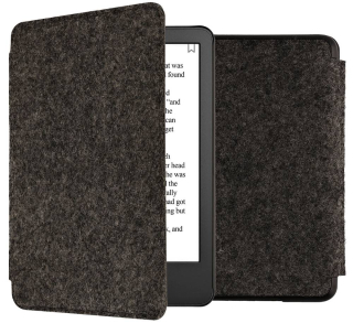 Puzdro KW Mobile Felt Fabric Grey - KW5999519 - pre Amazon Kindle 2022 - šedé