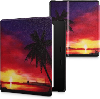 Puzdro KW Mobile - Sunset Palm - KW4941717 - pre Amazon Kindle Oasis 2/3 - viacfarebné