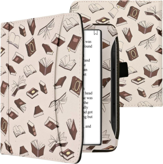 Puzdro KW Mobile - Books And Pages - KW5939009 - pre Pocketbook 700 Era - viacfarebné