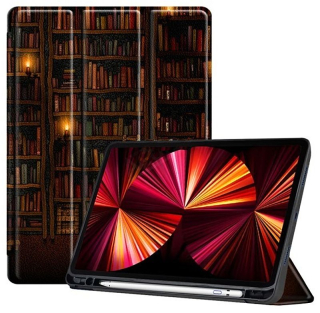 B-Safe Stand 3489 púzdro pre Apple iPad Air 10.9", iPad Pro 11" - motív Library