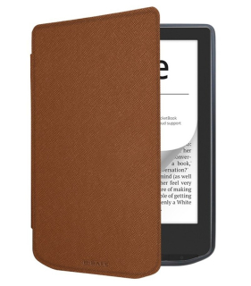Púzdro B-SAFE LOCK 3506, obal na Pocketbook 629 Verse / 634 Verse Pro - magnetické zatváranie, AutoSleep, hnedé