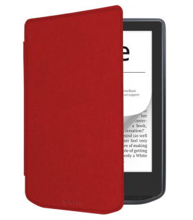 Puzdro B-SAFE LOCK 3508, obal na Pocketbook 629 Verse / 634 Verse Pro - magnetické zatváranie, AutoSleep, červené