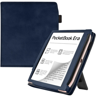 Fortress FT4031 - puzdro so stojanom pre Pocketbook 700 Era - tmavo modré, magnet, AutoSleep
