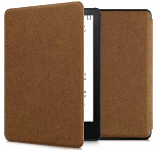 Puzdro KW Mobile Felt Fabric - KW5625905 - pre Amazon Kindle Paperwhite 5 (2021) - hnedé
