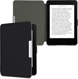 Púzdro KW Mobile - Nylon Book - KW4948701 - pre Amazon Kindle Paperwhite 1/2/3 - čierne