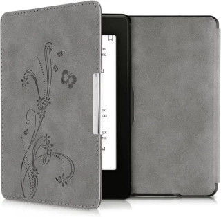 Puzdro KW Mobile - Butterfly Tendril - KW2313641 - pre Amazon Kindle Paperwhite 1/2/3 - šedé