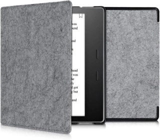 Puzdro KW Mobile Felt Fabric - KW5062301 - pre Amazon Kindle Oasis 2/3 - šedé