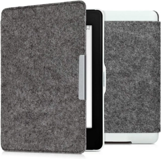 Puzdro KW Mobile Felt Fabric - KW3434522 - pre Amazon Kindle Paperwhite 1/2/3 - šedé