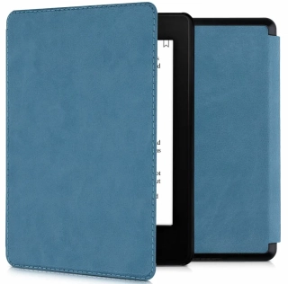 Puzdro KW Mobile - Flip Petrol - KW5715978 - pre Amazon Kindle Paperwhite 5 (2021) - modré