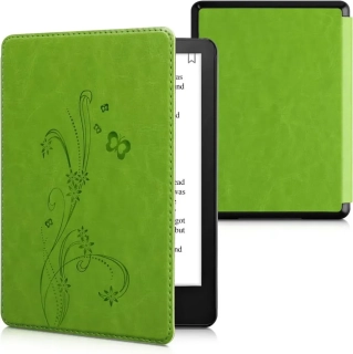 Puzdro KW Mobile - Butterfly Tendril - KW5625642 - pre Amazon Kindle Paperwhite 5 (2021) - zelené