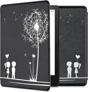 Puzdro KW Mobile - Dandelion Love - KW5625609 - pre Amazon Kindle Paperwhite 5 (2021) - čierne
