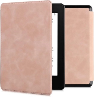 Puzdro KW Mobile - Flip Peach - KW57159138 - pre Amazon Kindle Paperwhite 5 (2021) - svetlo oranžové
