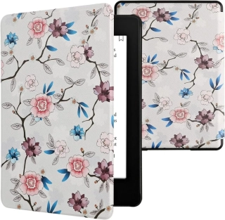 Puzdro KW Mobile - Flower Leaf - KW5983408 - pre Amazon Kindle Paperwhite 5 (2021) - viacfarebné