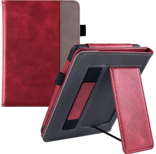 Fortress FT4025 Premium - puzdro so stojanom pre Amazon Kindle Paperwhite 5 (2021) - červené/sivé, magnet, AutoSleep