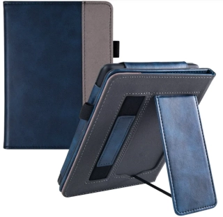 Fortress FT4027 Premium - puzdro so stojanom pre Amazon Kindle Paperwhite 5 (2021) - tmavo modré / šedé, magnet, AutoSleep