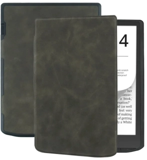 Puzdro Durable Lock DL4040, obal na Pocketbook 743G InkPad 4 a Pocketbook 743C InkPad Color (2/3) - čierne, magnetické zatváranie, AutoSleep