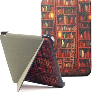 ARMORI KEEPER K027, púzdro so stojanom pre Pocketbook 740 InkPad 3 - motív Bookcase