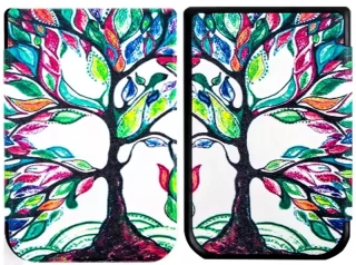 ARMORI TRIMER T034 - púzdro pre Pocketbook 631 Touch HD - motív Tree