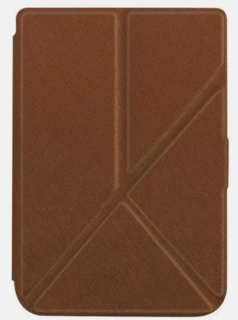 Puzdro Origami Durable Lock pre Pocketbook 614 / 615 / 624 / 625 / 626 - hnedé, stojan, magnet