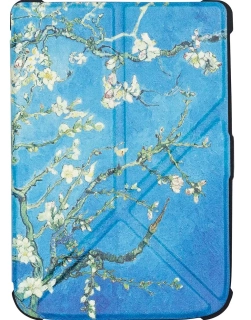 Origami Durable Lock ODL-107 púzdro pre Pocketbook 616 / 617 / 618 / 627 / 628 / 632 / 633 - motív Blue Garden, stojan, magnet