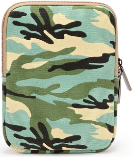 ARMORI Zipper Z066 - motív Light Army - Univerzálne puzdro pre čítačky 6" - textilné, zips