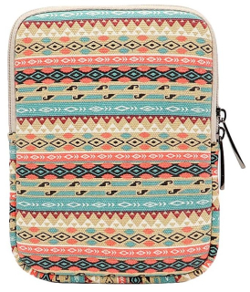 ARMORI Zipper Z069 - motív Light Strips - Univerzálne puzdro pre čítačky 6" - textilné, zips