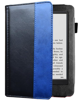 Armori Cutter C087 - univerzálne púzdro pre čítačky Amazon Kindle - Black/Blue - čierna, modrá