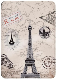 Armori Trimer T094, púzdro pre Amazon Kindle 4/5 - magnetické zatváranie, motív Paris