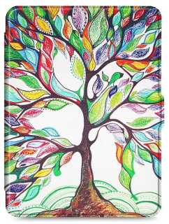 Armori Trimer T095, púzdro pre Amazon Kindle 4/5 - magnetické zatváranie, motív Tree