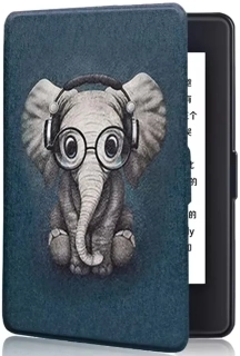 Armori Trimer T119, púzdro pre Amazon Kindle Paperwhite 1/2/3 - magnetické zatváranie, AutoSleep, motív Elephant