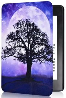 Armori Trimer T126, púzdro pre Amazon Kindle Paperwhite 1/2/3 - magnetické zatváranie, AutoSleep, motív Moon Tree