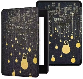 Armori Trimer T133, puzdro pre Amazon Kindle 6 (7. generácia) - magnetické zatváranie, AutoSleep, motív Lights