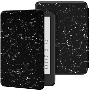 Armori Trimer T139, puzdro pre Amazon Kindle 6 (7. generácia) - magnetické zatváranie, AutoSleep, motív Constellation