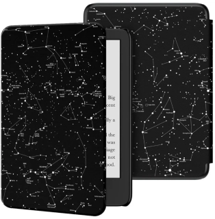 Armori Trimer T152, púzdro pre Amazon Kindle 8 (2016) - magnetické zatváranie, AutoSleep, motív Constellation