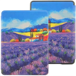 Armori Trimer T183, puzdro pre Pocketbook 616/617/618/627/628/632/633 - magnetické zatváranie, AutoSleep, motív Provence
