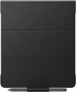 Originálne púzdro Amazon Kindle Scribe - KSLEBL, pravá koža, stojan, čierne