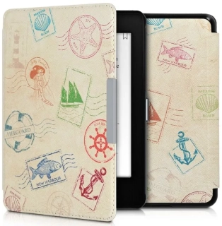Puzdro KW Mobile - Stamp Mark - KW4664427 - pre Amazon Kindle Paperwhite 4 (2018) - viacfarebné
