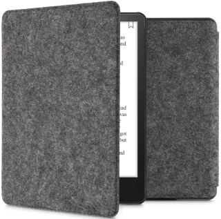 Puzdro KW Mobile Felt Fabric - KW5625919 - pre Amazon Kindle Paperwhite 5 (2021) - šedé