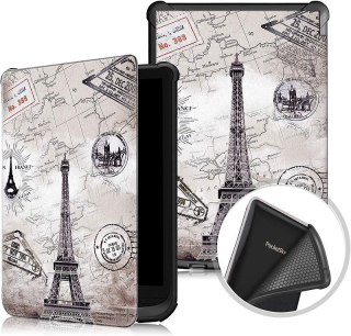 Puzdro Durable Lock PB-02 pre Pocketbook 616 / 617 / 618 / 627 / 628 / 632 / 633 - motív Paris
