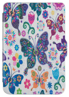 Puzdro Durable Lock PB-04 pre Pocketbook 616 / 617 / 618 / 627 / 628 / 632 / 633 - motív Butterfly