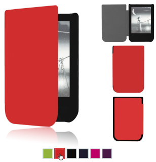 Puzdro Durable Lock PB-09 pre Pocketbook 631 - červené