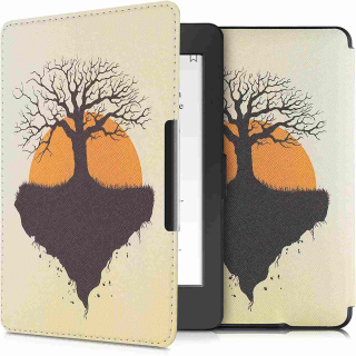 Puzdro KW Mobile - Tree Root - KW2582442 - pre Amazon Kindle Paperwhite 1/2/3 - béžové