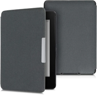 Púzdro KW Mobile - Nylon Book - KW4948773 - pre Amazon Kindle Paperwhite 1/2/3 - antracitové